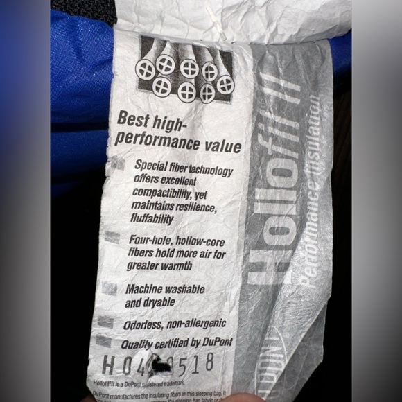 REI Sleeping bag youth hollofil II thinsulate - Picture 3 of 4